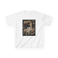 Kids Tokyo Skyline Car Tee — 'Tokyo' Silvia Racing Graphic