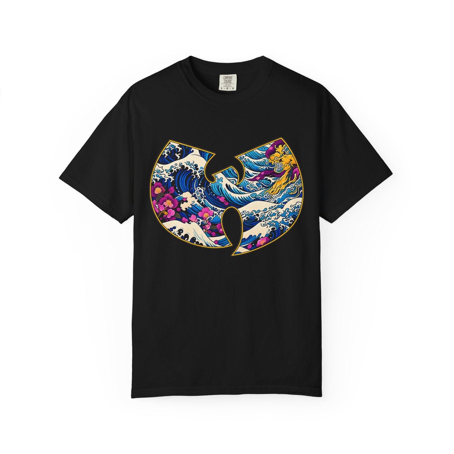 Wu-Tang Ocean Wave T-Shirt — Japanese Wave Logo Graphic Tee