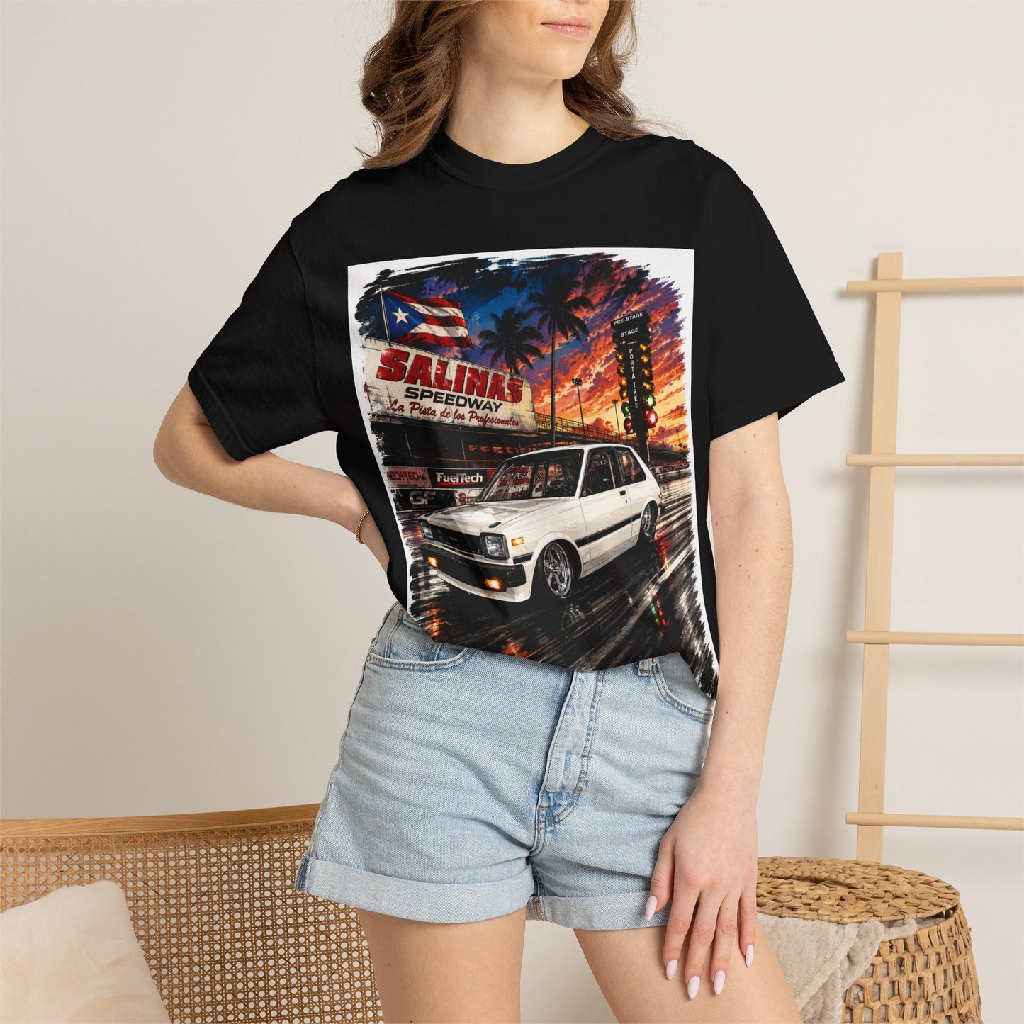 Vintage Starlet Drag T-Shirt — Puerto Rico Sunset Drag Graphic