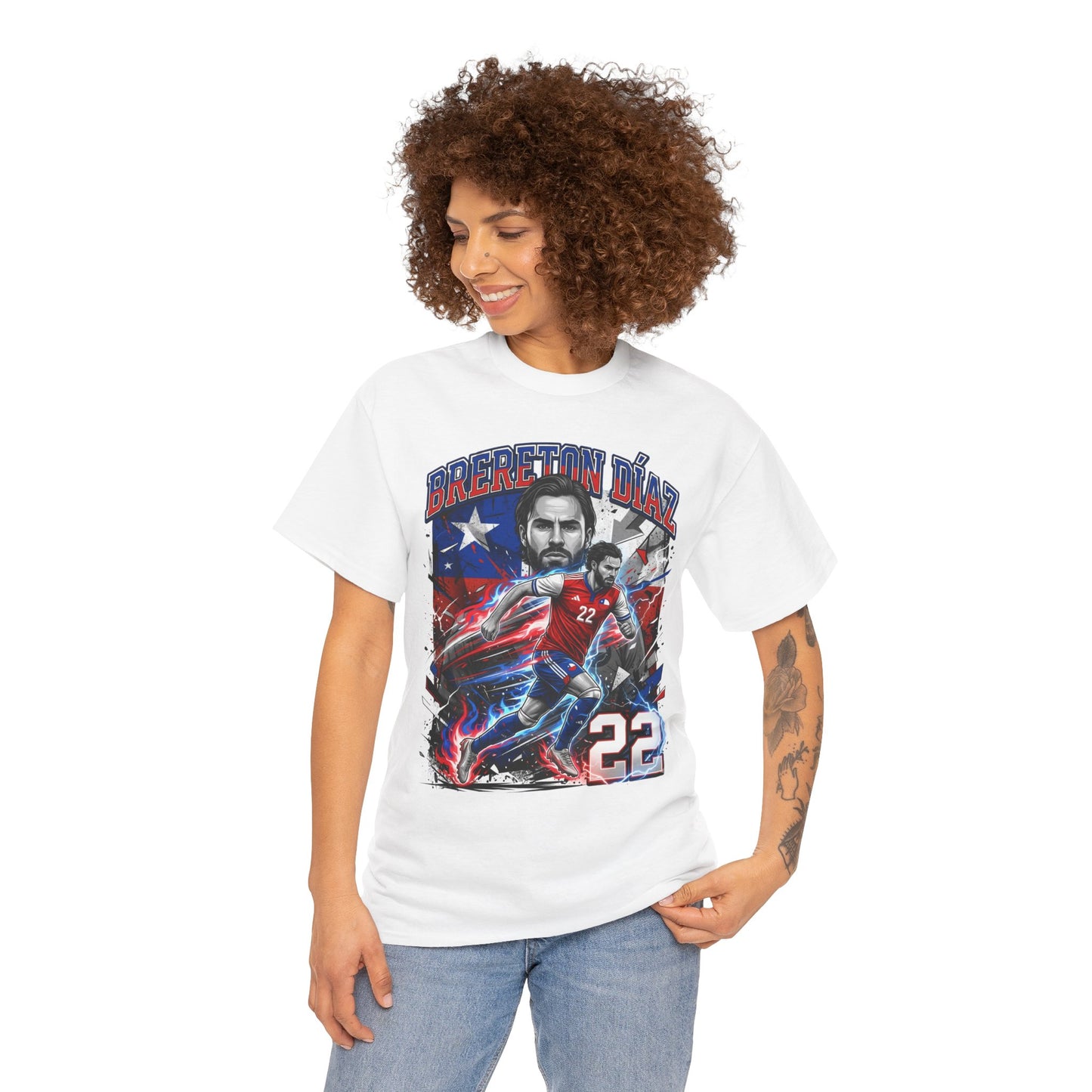 Brereton Díaz #22 – Chilean Warrior T-Shirt