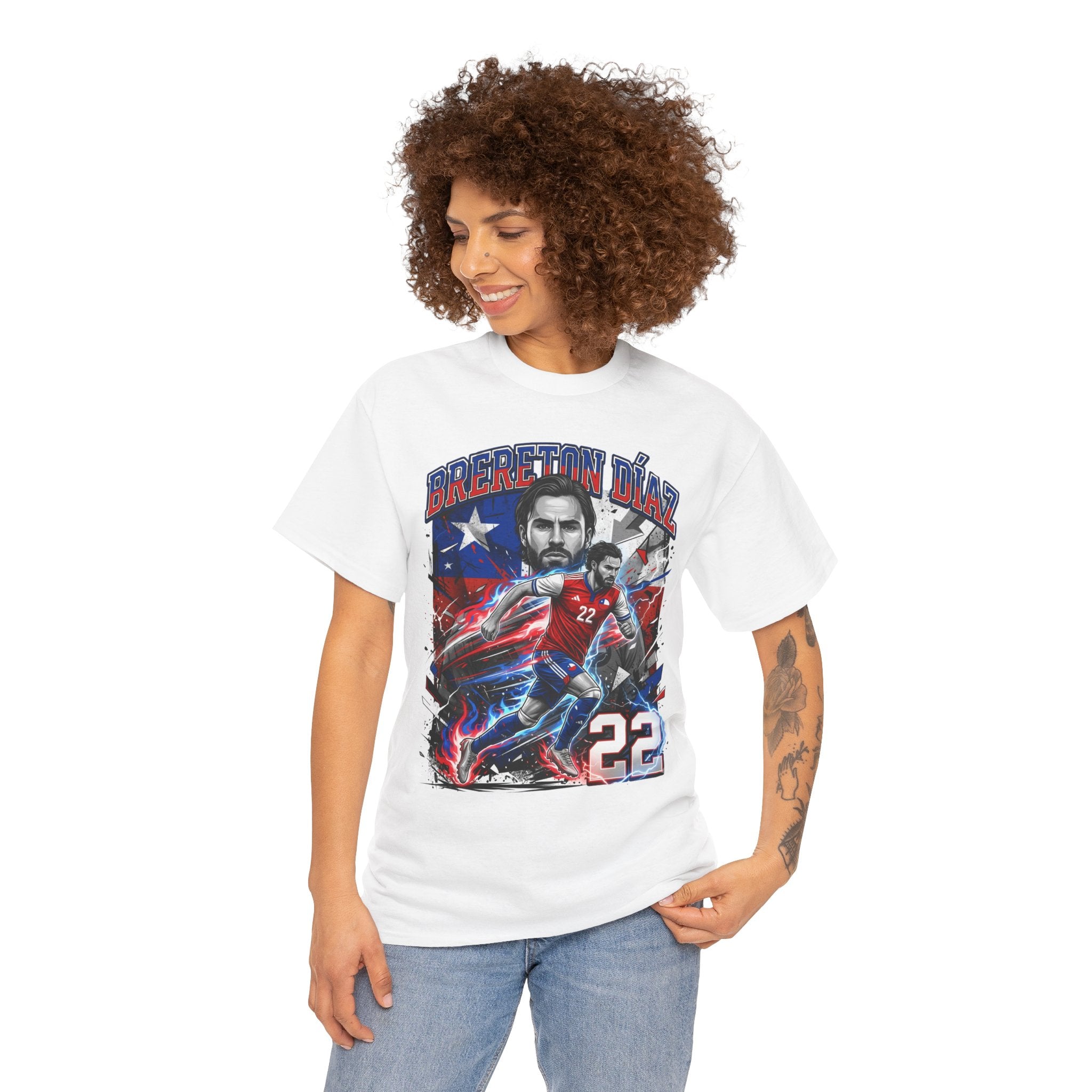 Brereton Díaz #22 – Chilean Warrior T-Shirt