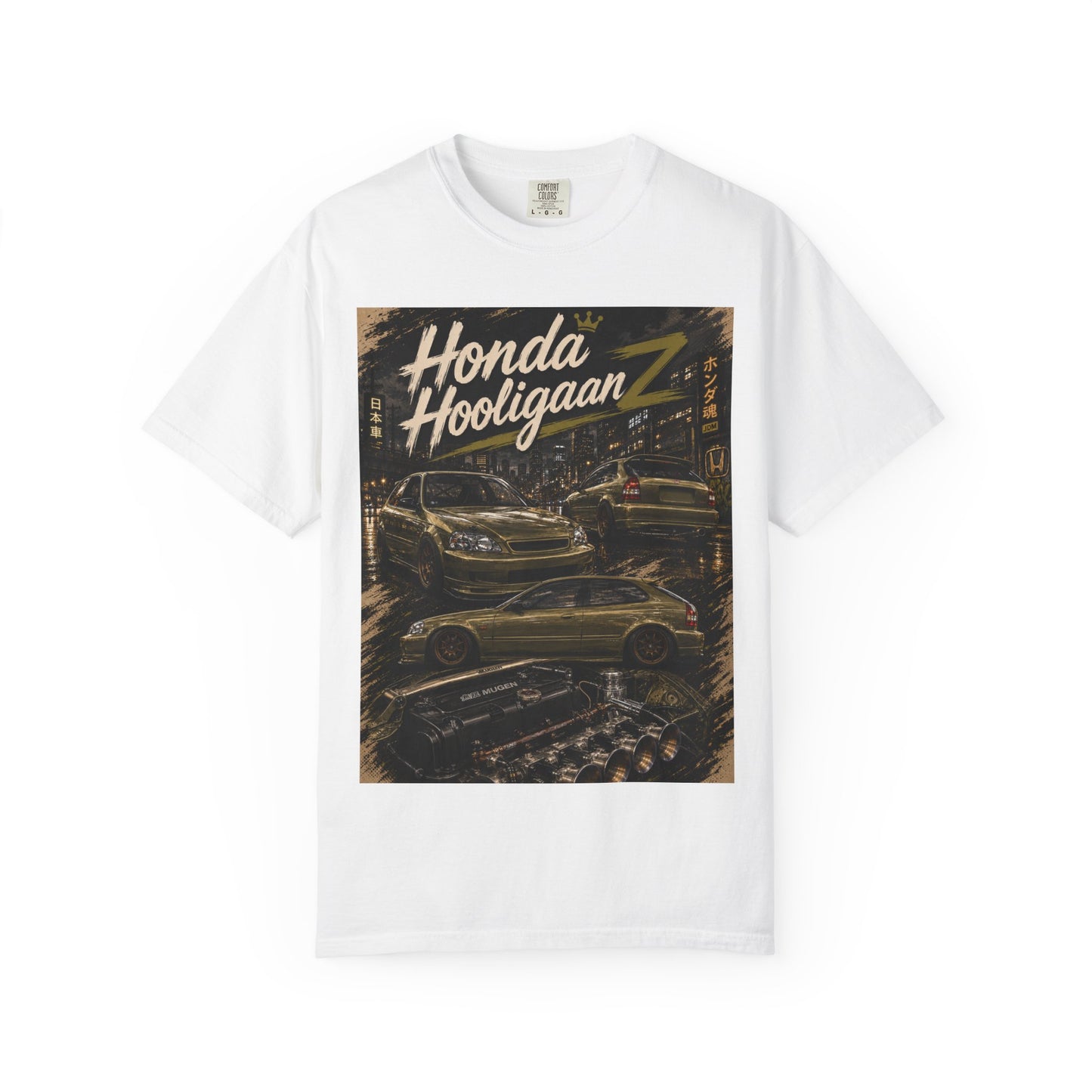Honda HooliganZ Tee — Vintage Night Street Racing Graphic T-Shirt