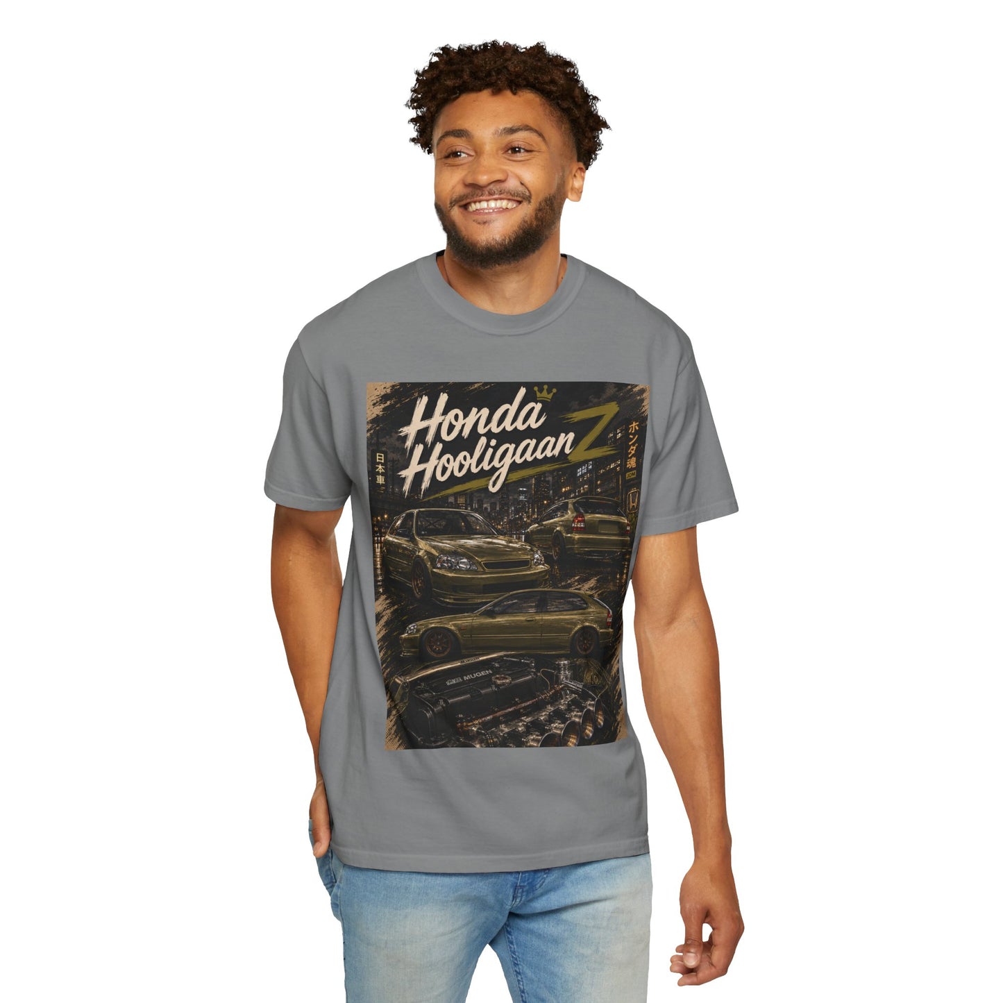 Honda HooliganZ Tee — Vintage Night Street Racing Graphic T-Shirt