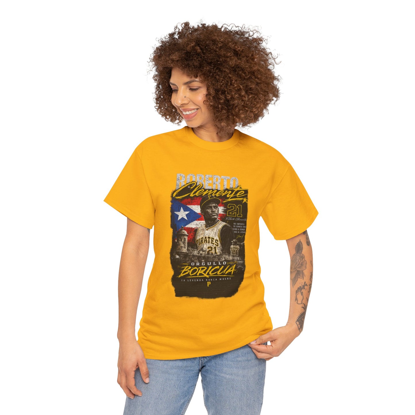 Roberto Clemente Puerto Rico Tribute T-Shirt