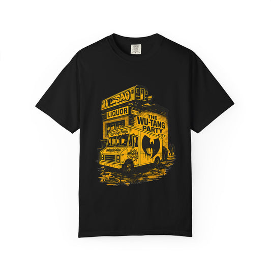 Wu-Tang Party Van Street Art T-Shirt | Hip-Hop Graffiti Liquor Store Urban Graphic Tee