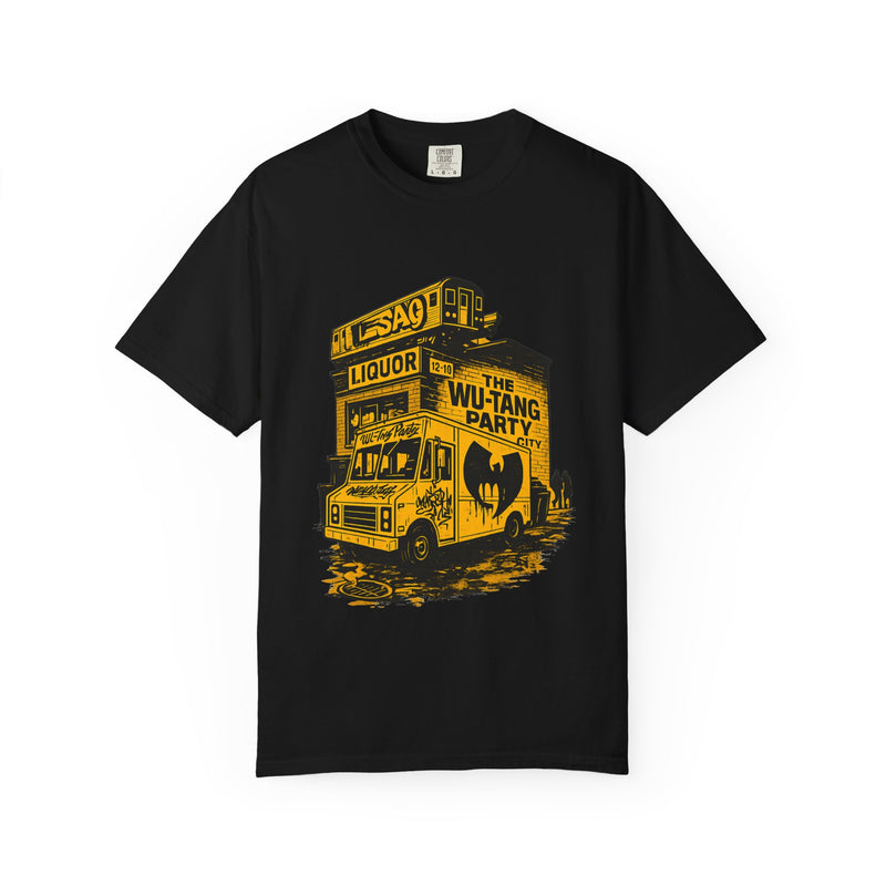 Wu-Tang Party Van Street Art T-Shirt | Hip-Hop Graffiti Liquor Store Urban Graphic Tee