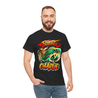 Street Fighter Charlie Dynamic Combat Artwork T-shirt