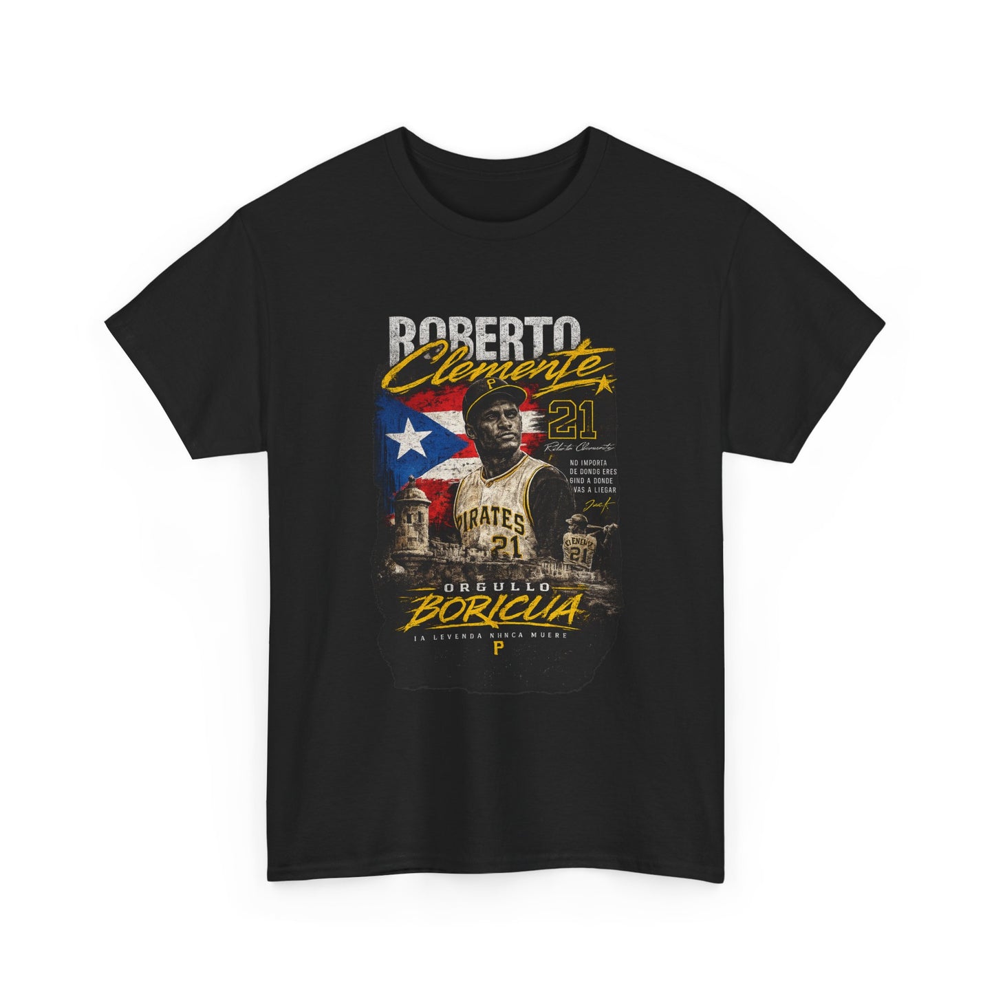 Roberto Clemente Puerto Rico Tribute T-Shirt