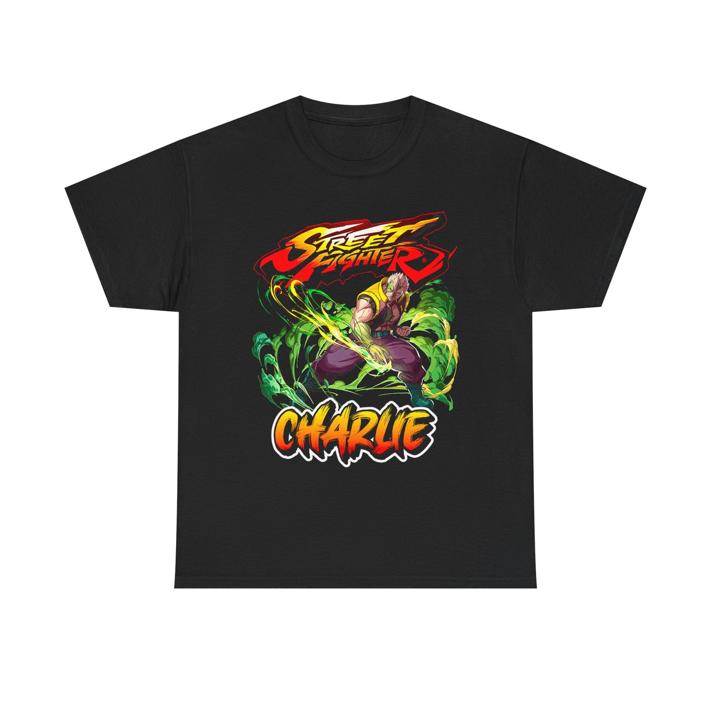 Street Fighter Charlie Energy Attack T-shirt