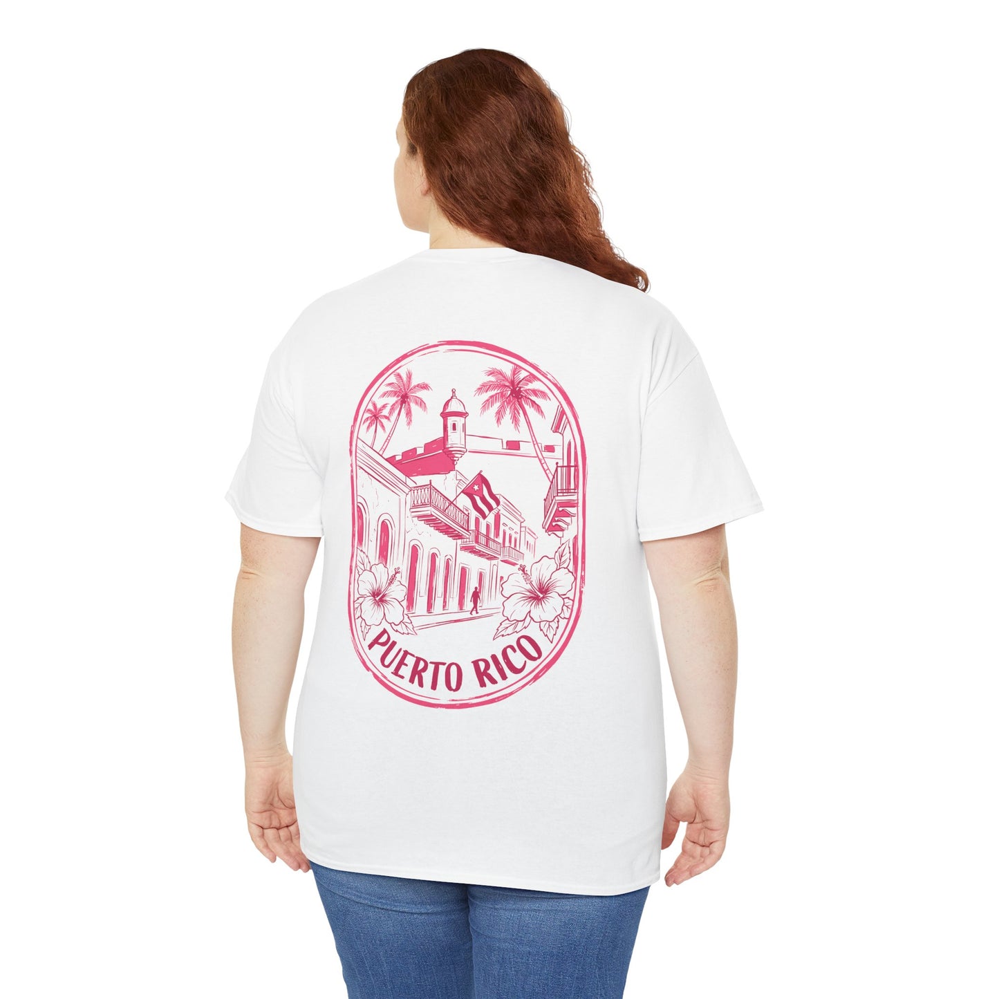 Puerto Rico Hibiscus T-Shirt — Vintage San Juan Beach Tee