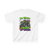 I’m Ready to Crush 2nd Grade Monster Truck Kids T-Shirt – Back to School Tee