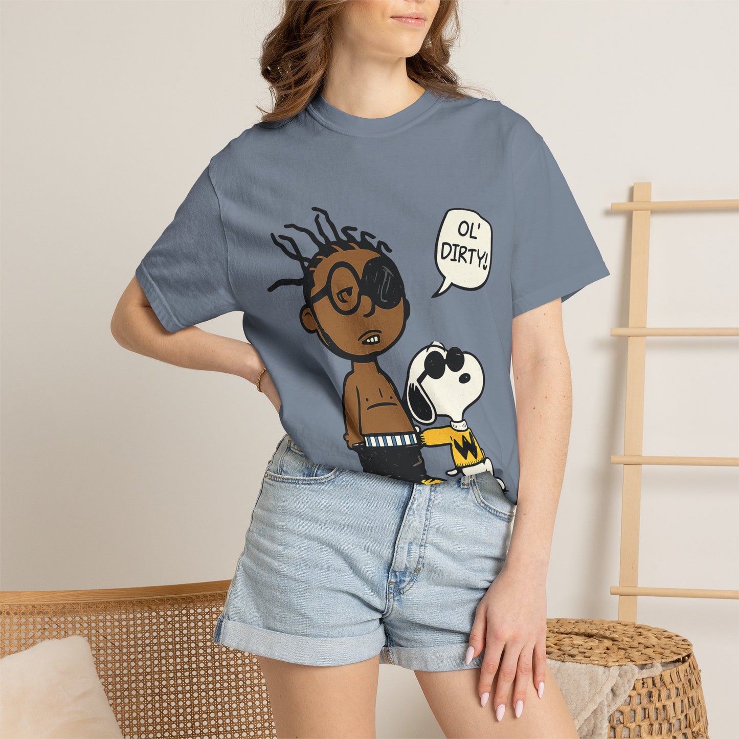 Ol' Dirty Beagle Mashup T-Shirt – Hip-Hop Inspired Cartoon Parody Streetwear Tee