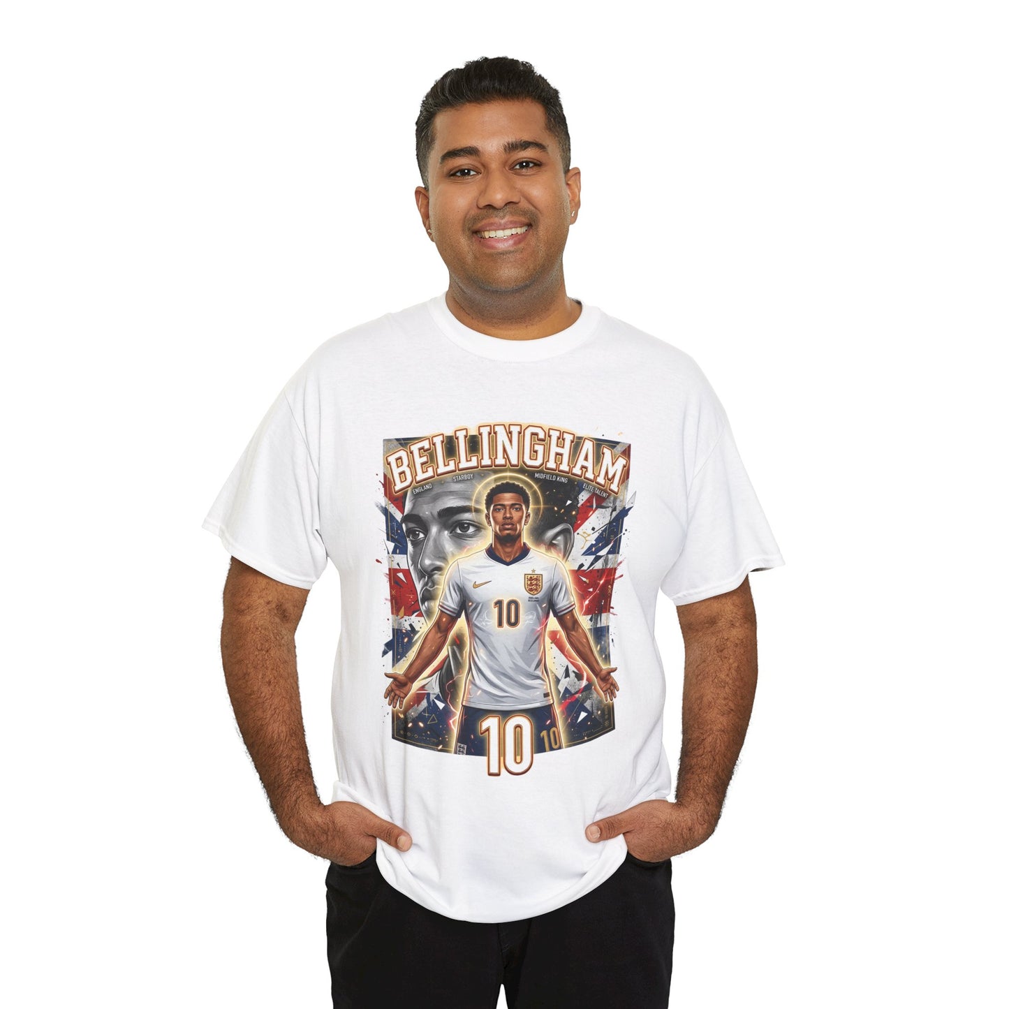 Bellingham #10 – England’s Golden Star T-Shirt