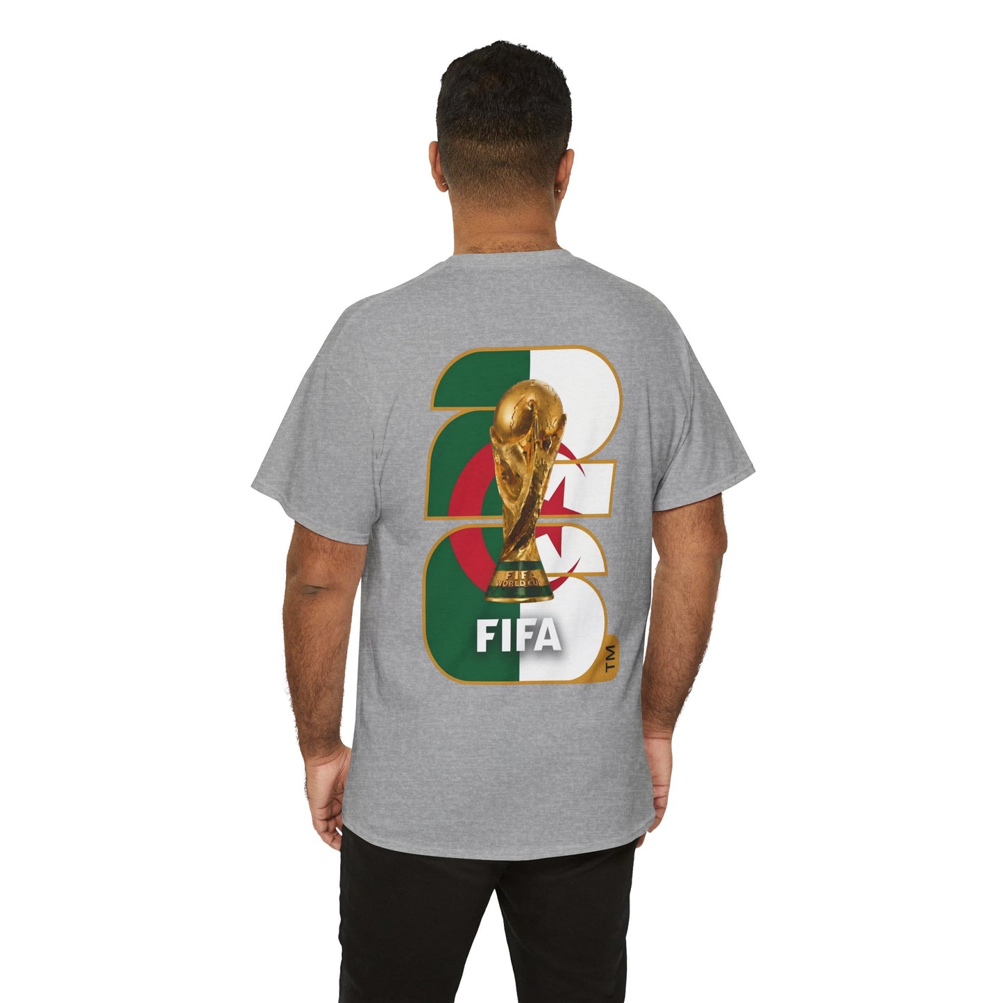 Algeria 2026 FIFA World Cup Fan Edition – Front Crest & Championship Back Graphic T-Shirt