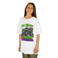 I’m Ready to Crush Preschool Monster Truck Kids T-Shirt – Back to School Tee