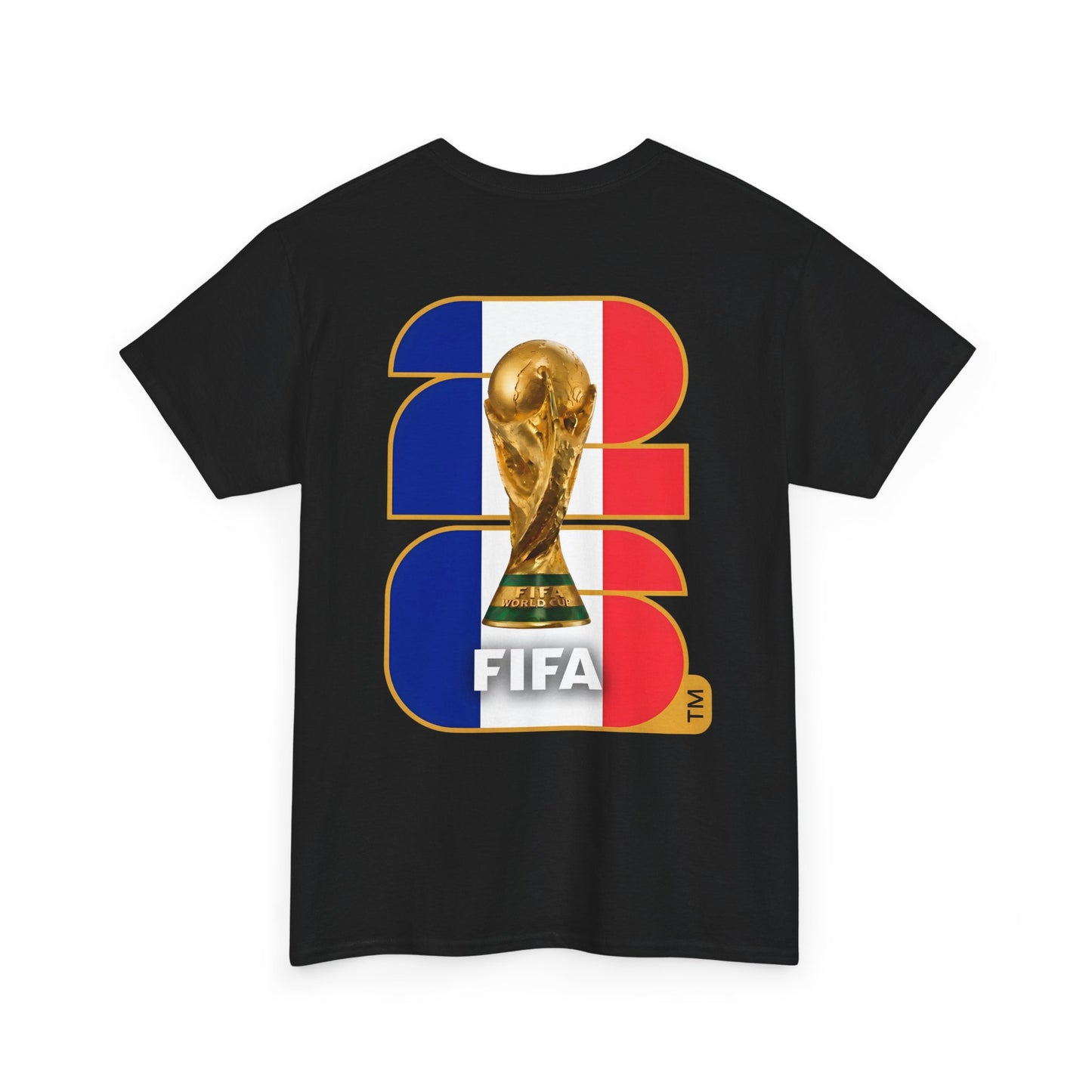 France 2026 FIFA World Cup Fan Edition – Front Crest & Championship Back Graphic T‑Shirt