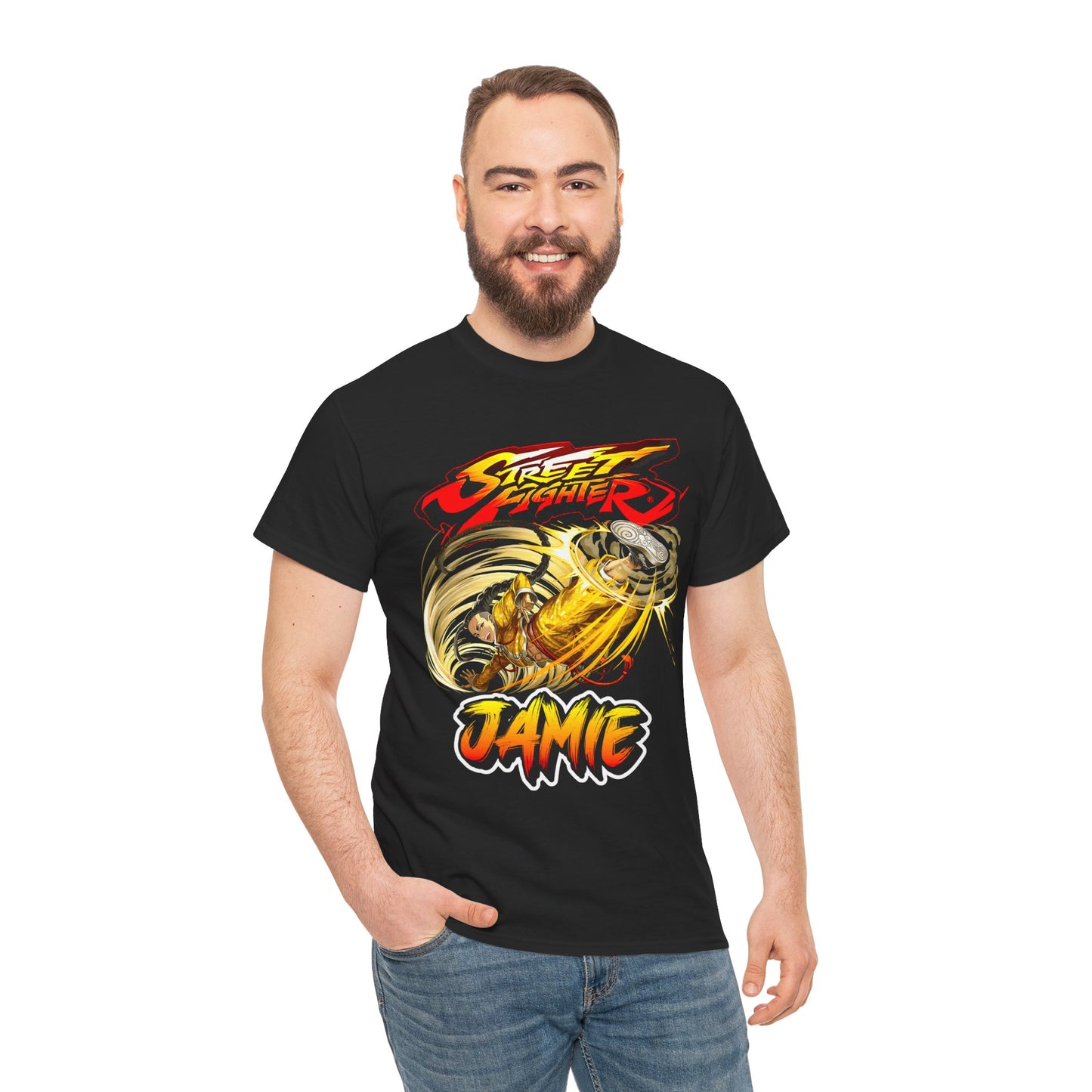 Street Fighter Jamie Spin Kick T-shirt