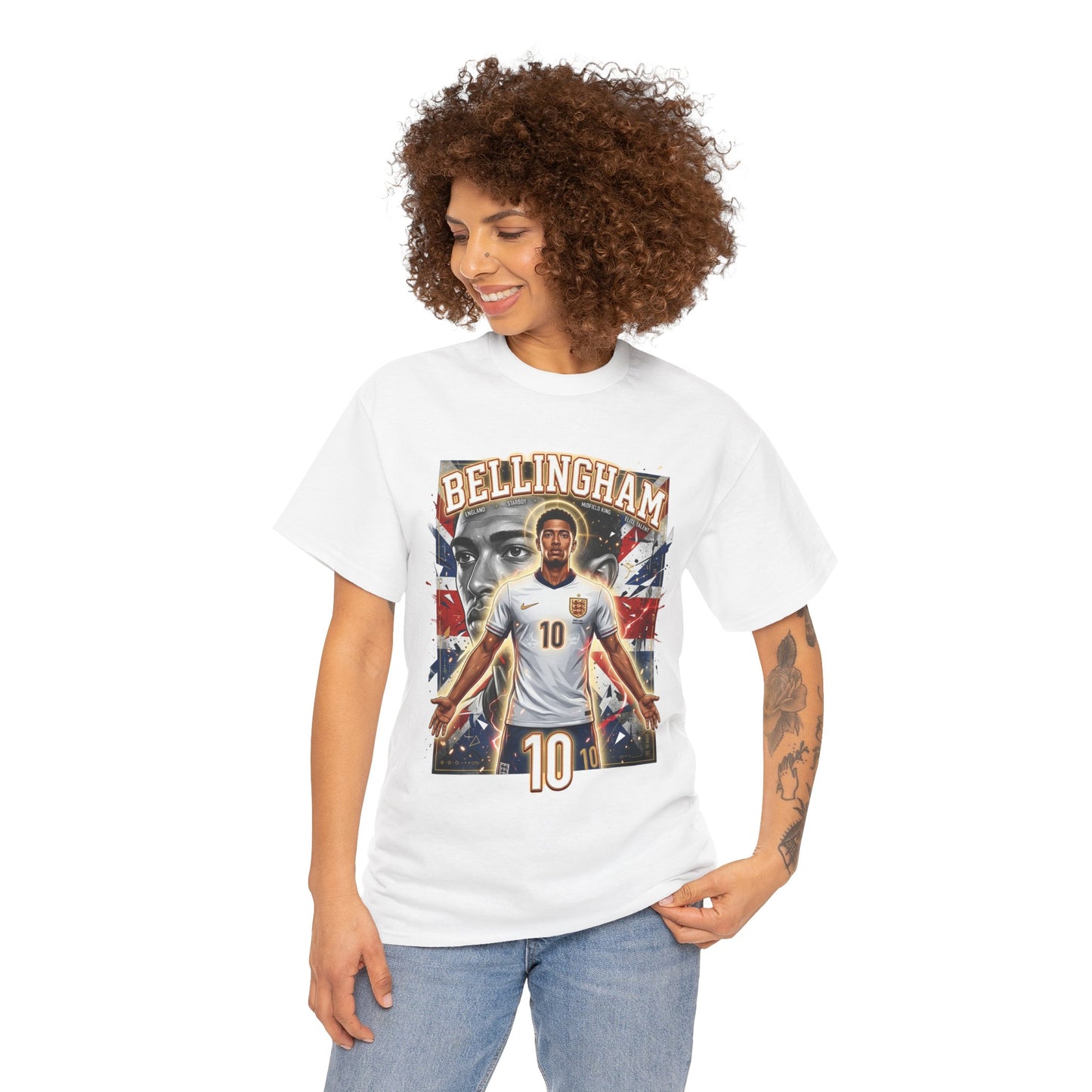 Bellingham #10 – England’s Golden Star T-Shirt