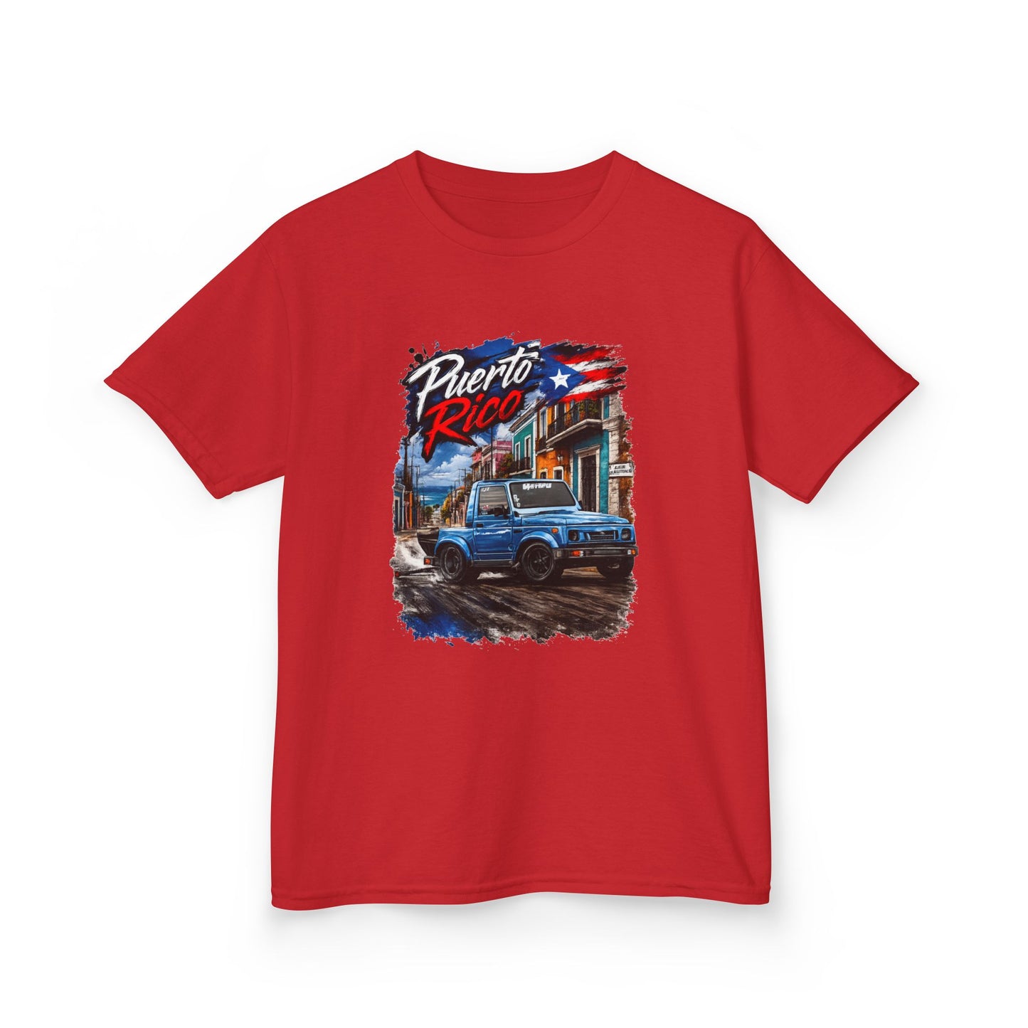 Kids T‑Shirt — Puerto Rico Vintage Suzuki (Puerto Rico & flag)