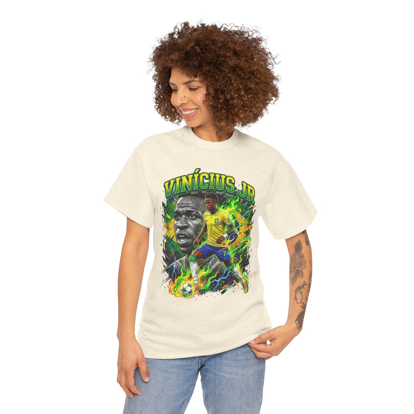 Vinícius Jr. #7 – Brazilian Fire T-Shirt