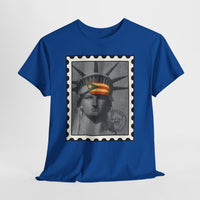 Statue of Liberty Protest Tee — "Liberty Under Protest" Puerto Rican Heritage Shirt
