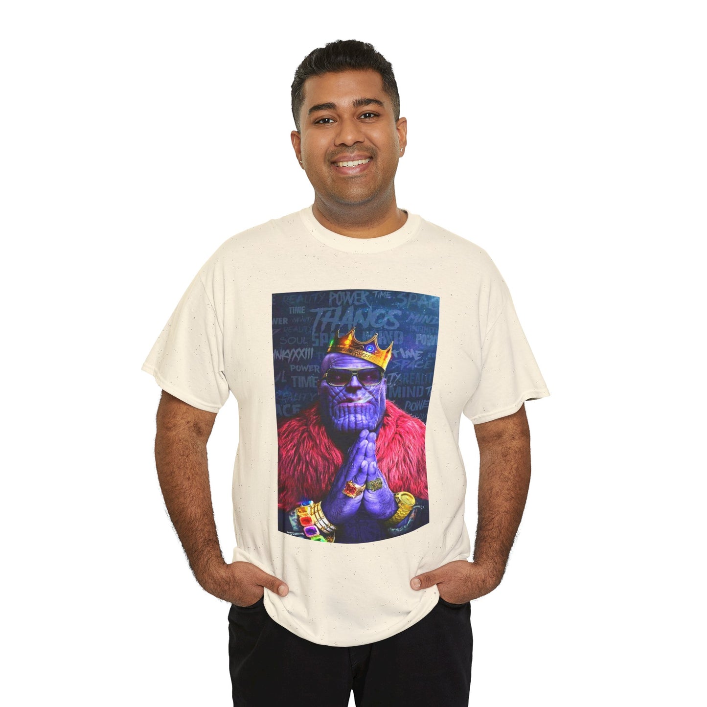 Thanos King Portrait T-Shirt — Urban Pop Art Graphic Tee