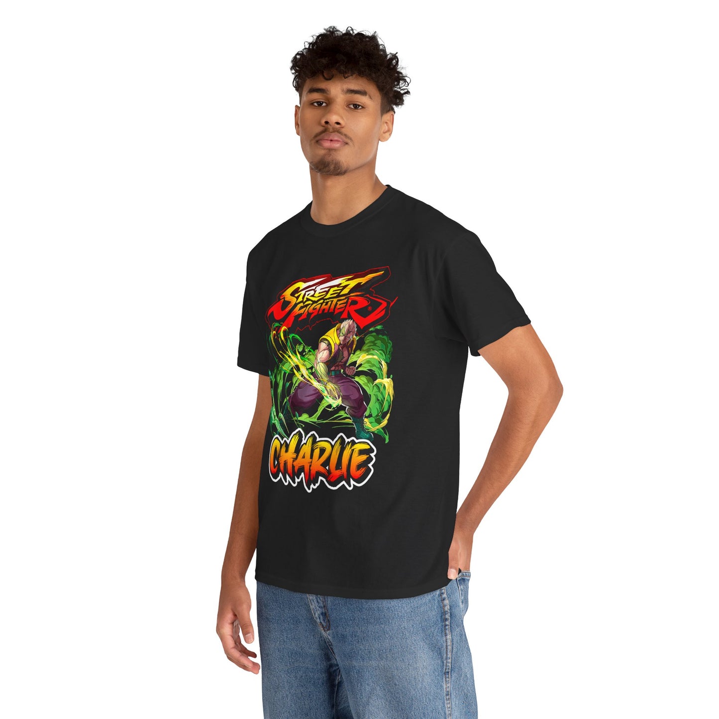 Street Fighter Charlie Energy Attack T-shirt