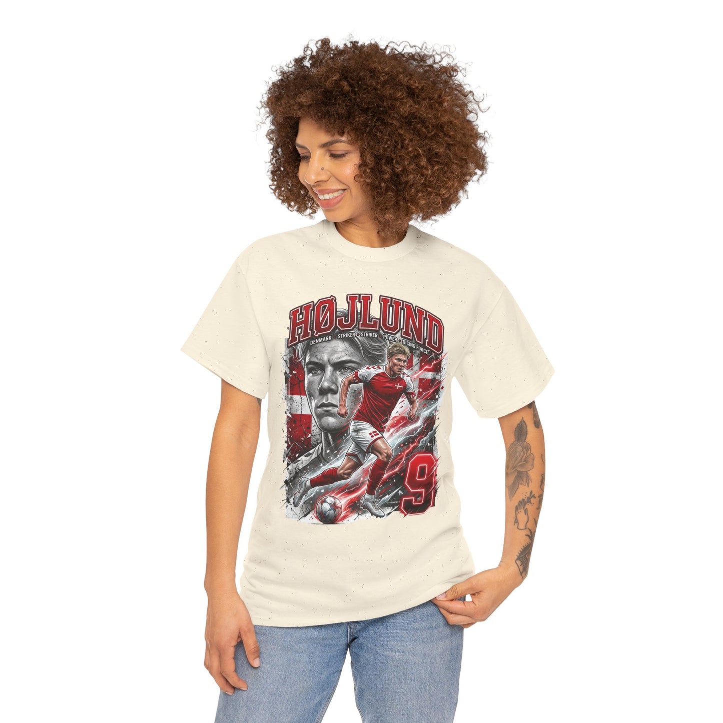 Højlund #9 – Danish Rising Force T-Shirt