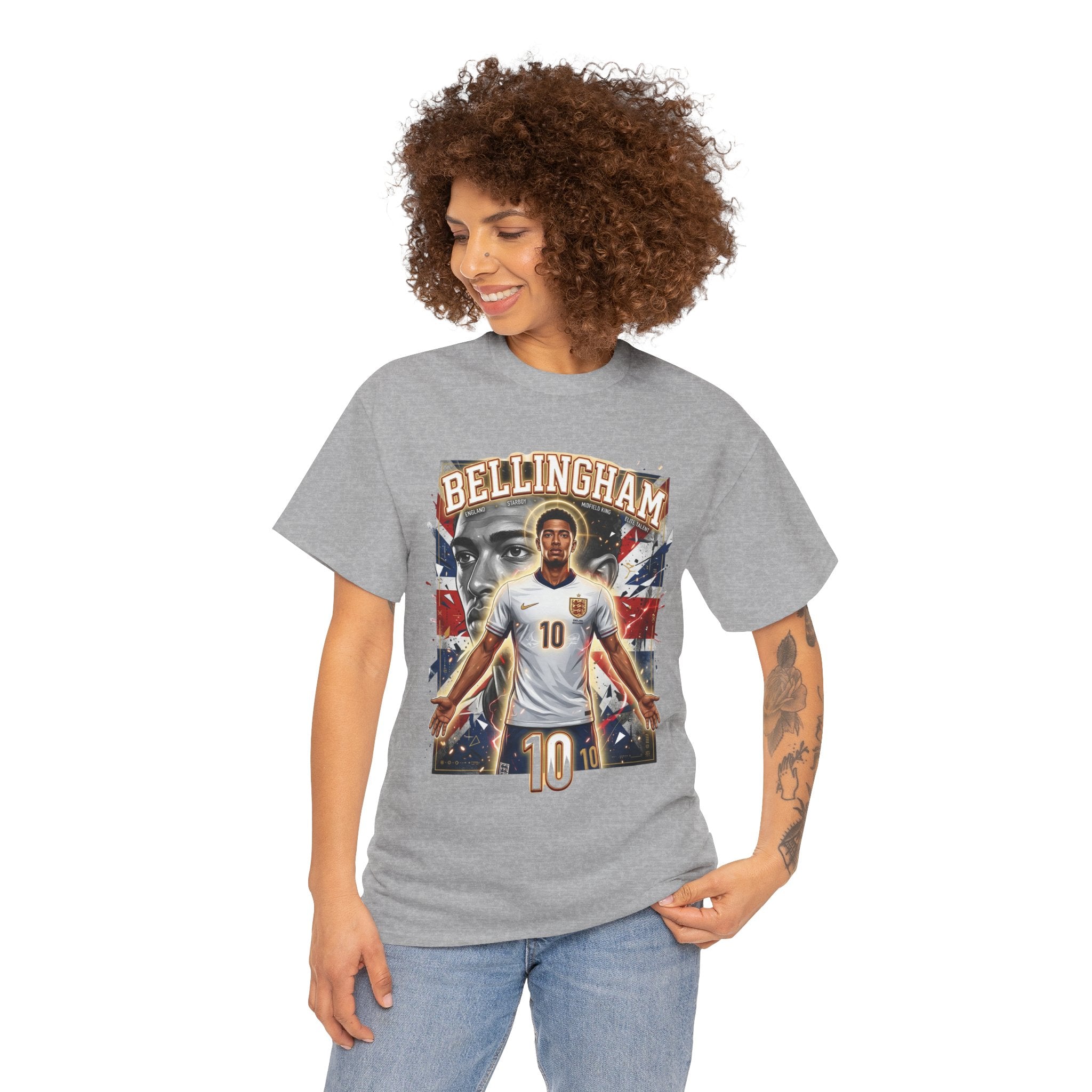 Bellingham #10 – England’s Golden Star T-Shirt