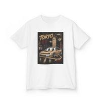 Kids Tokyo Skyline Car Tee — 'Tokyo' Silvia Racing Graphic