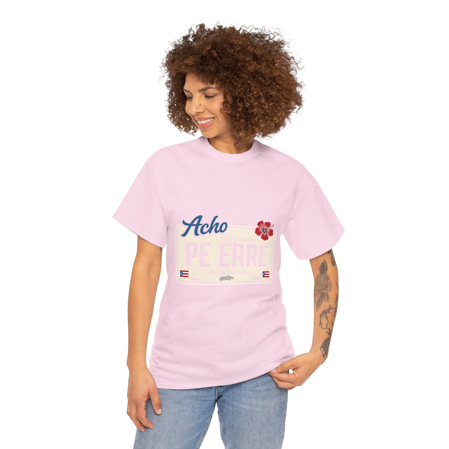 Acho PE ERRE Puerto Rico License Plate Tee — Isla Del Encanto Pride Shirt