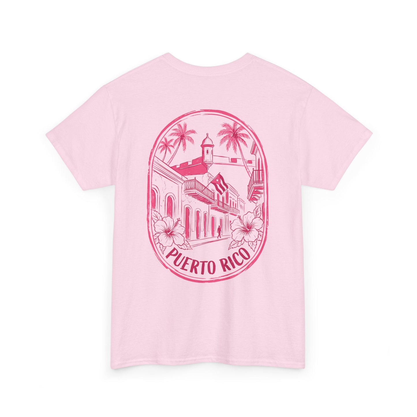 Puerto Rico Hibiscus T-Shirt — Vintage San Juan Beach Tee