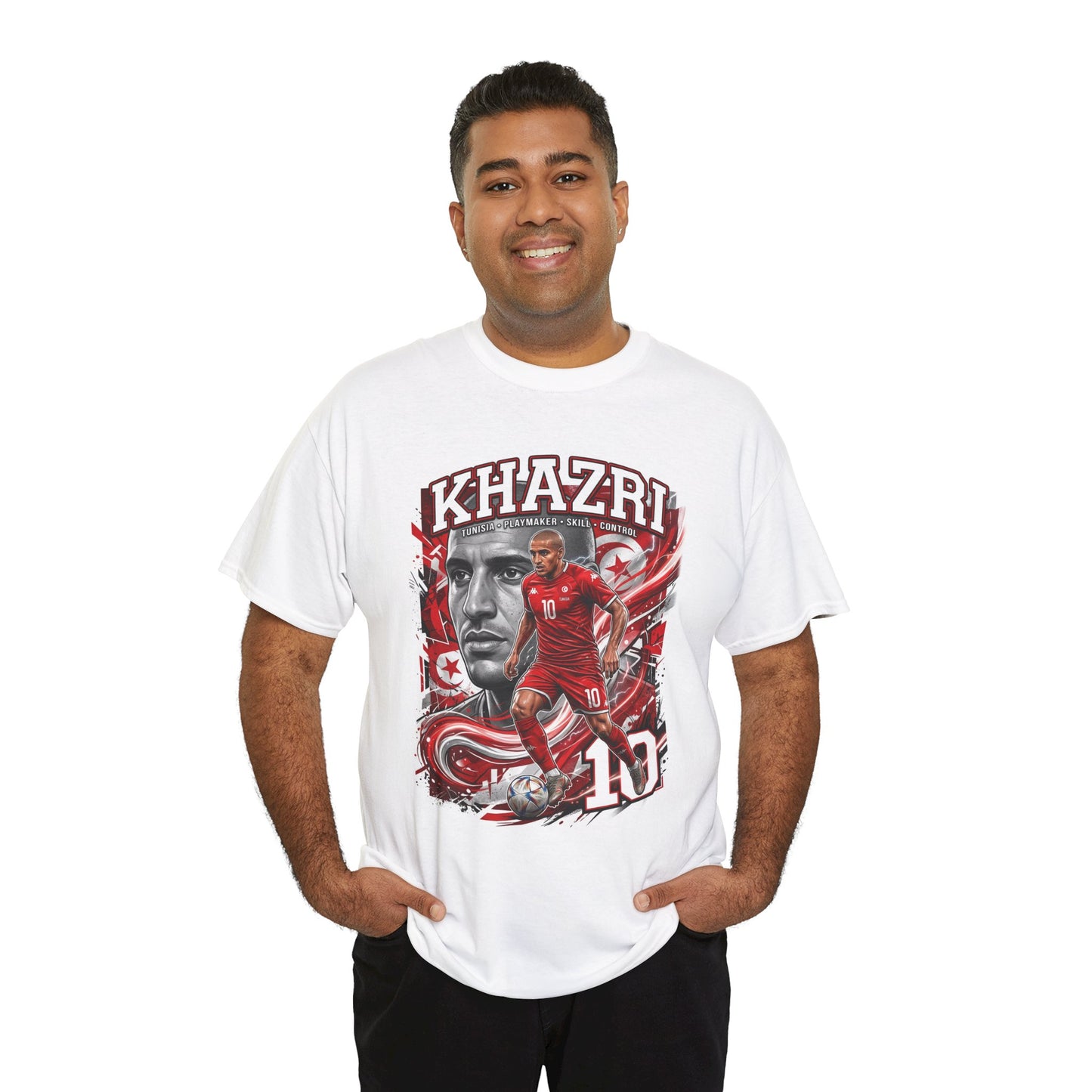 Khazri #10 – Tunisia’s Master Playmaker T-Shirt