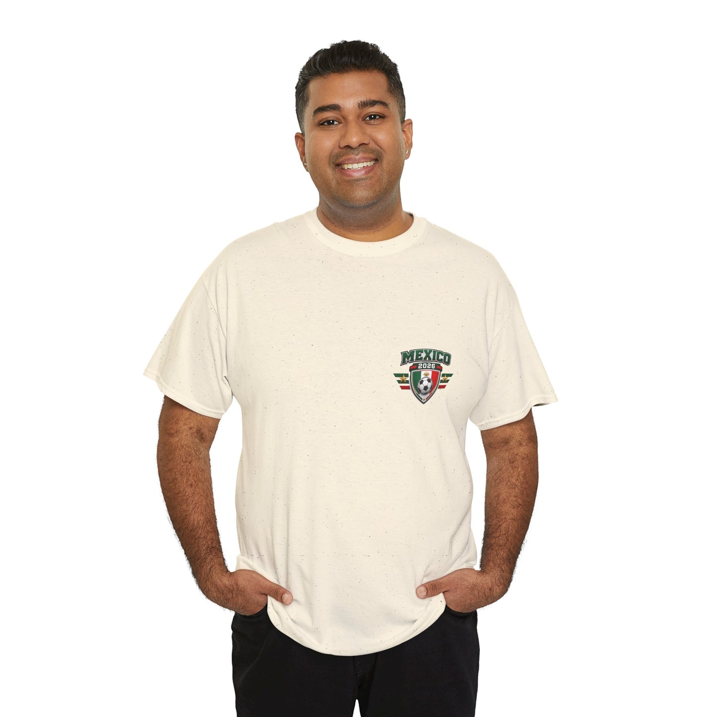 Mexico 2026 FIFA World Cup Fan Edition – Front Crest & Championship Back Graphic T-Shirt