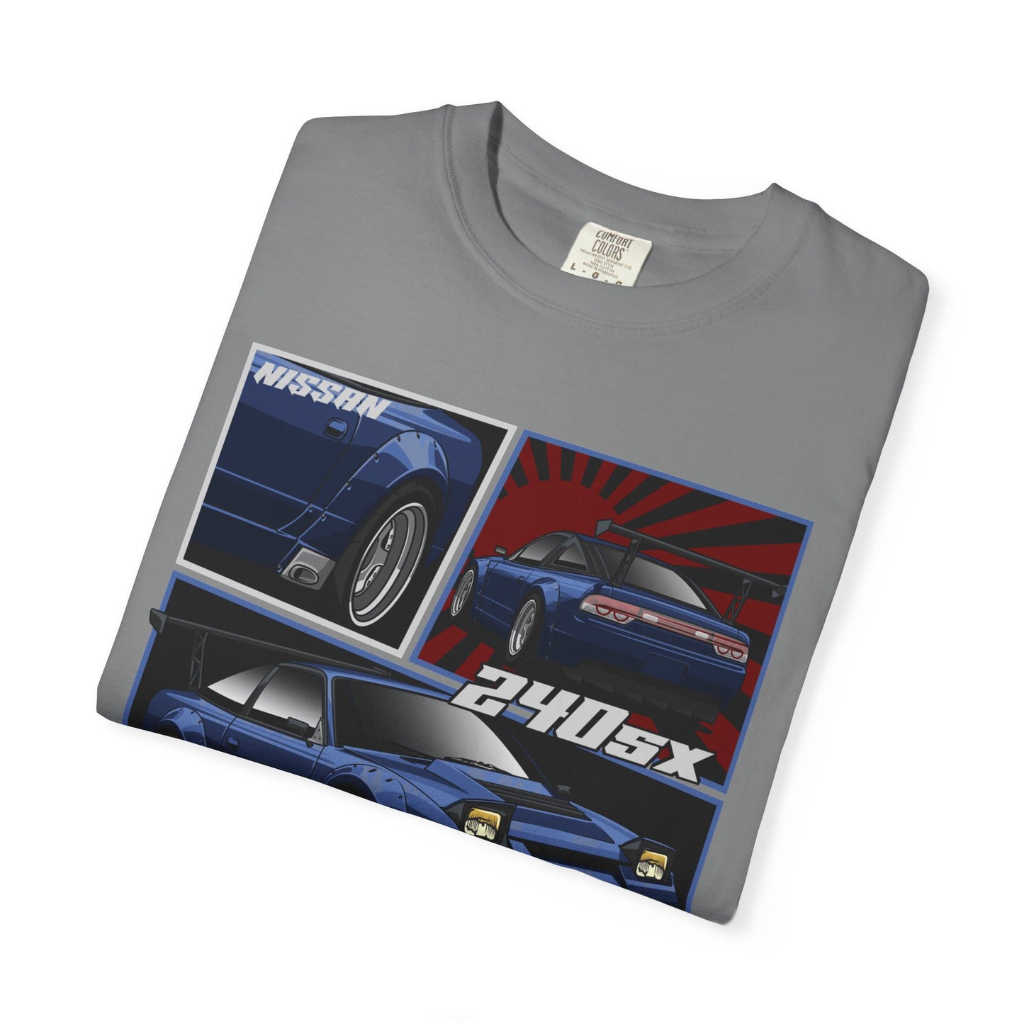 Nissan 240SX Comic Book Style IllustrationT-shirt