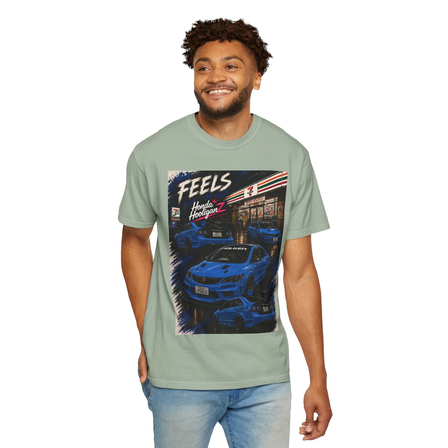 Feels Midnight Racing T-Shirt — Neon JDM Car Scene Shirt