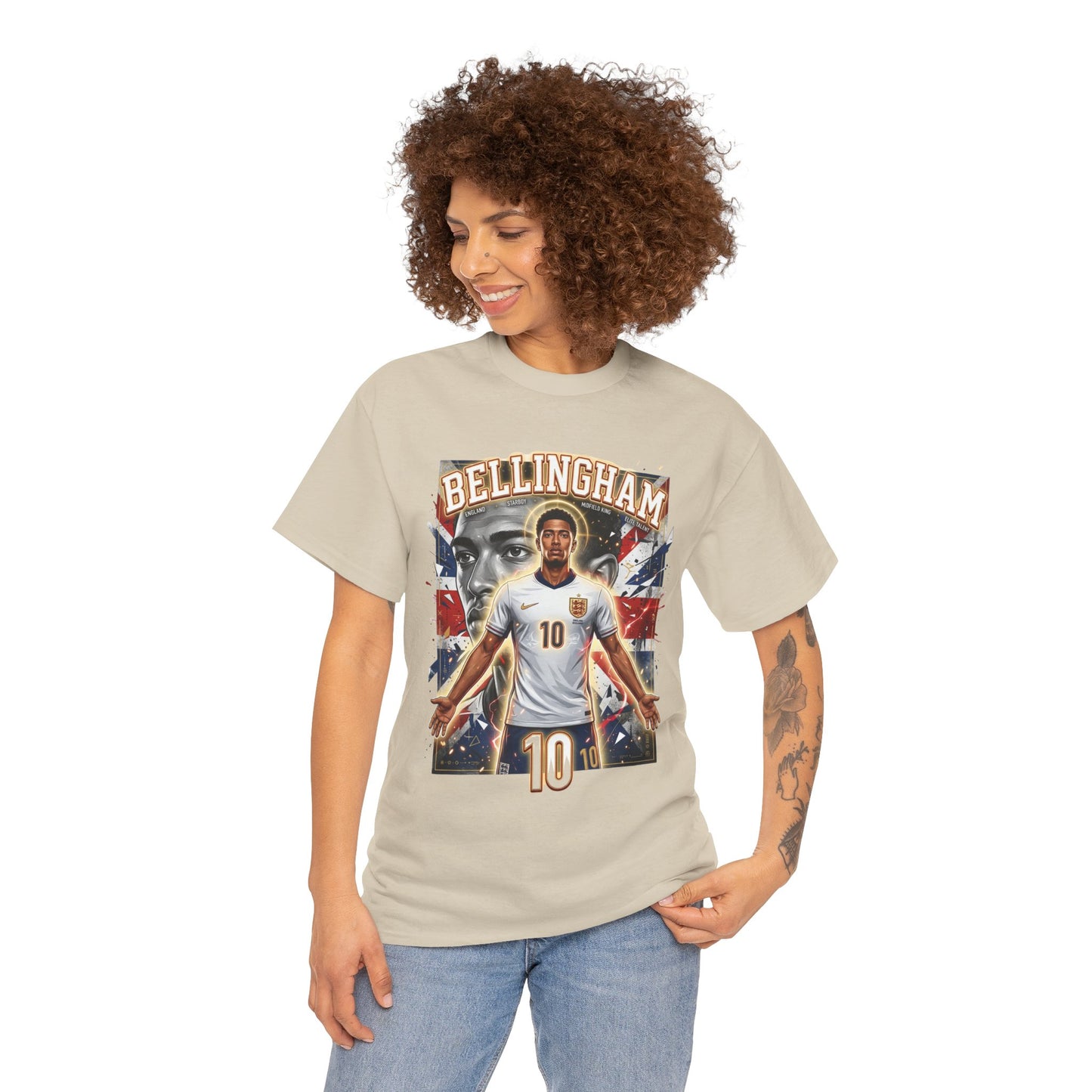 Bellingham #10 – England’s Golden Star T-Shirt