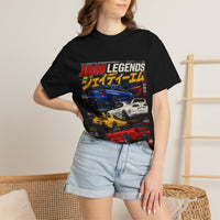 JDM Legends T-Shirt — Retro Japanese Sports Cars Graphic Tee
