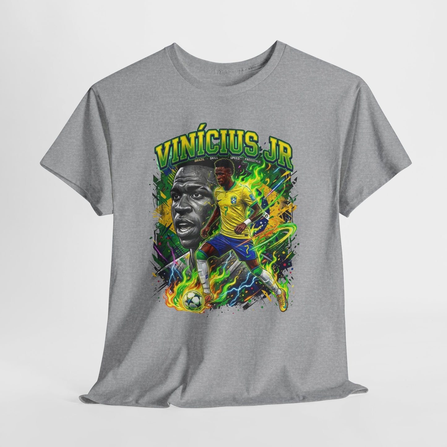 Vinícius Jr. #7 – Brazilian Fire T-Shirt