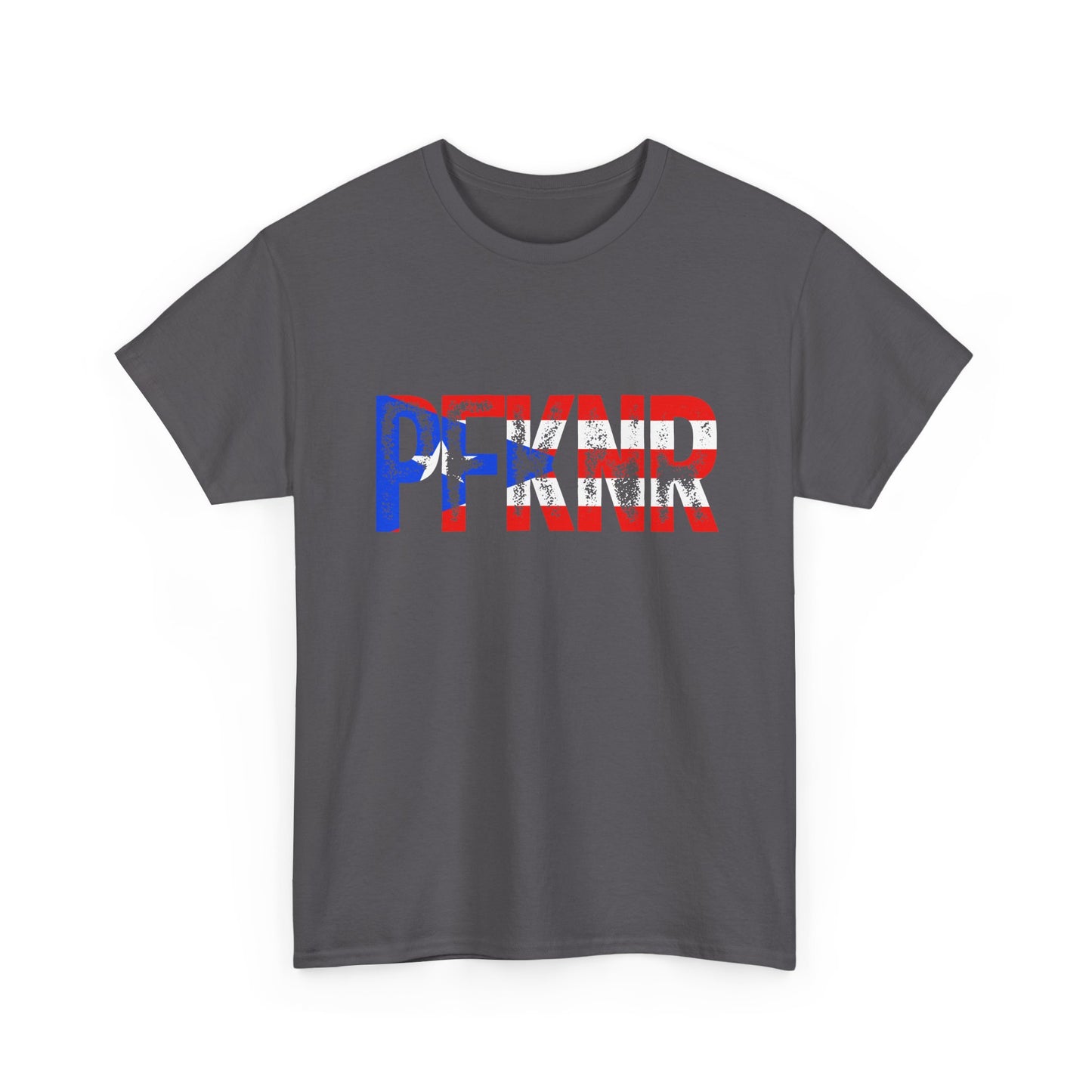 Patriotic 'PFW' Flag Graphic T-Shirt — Red White Blue Americana Tee