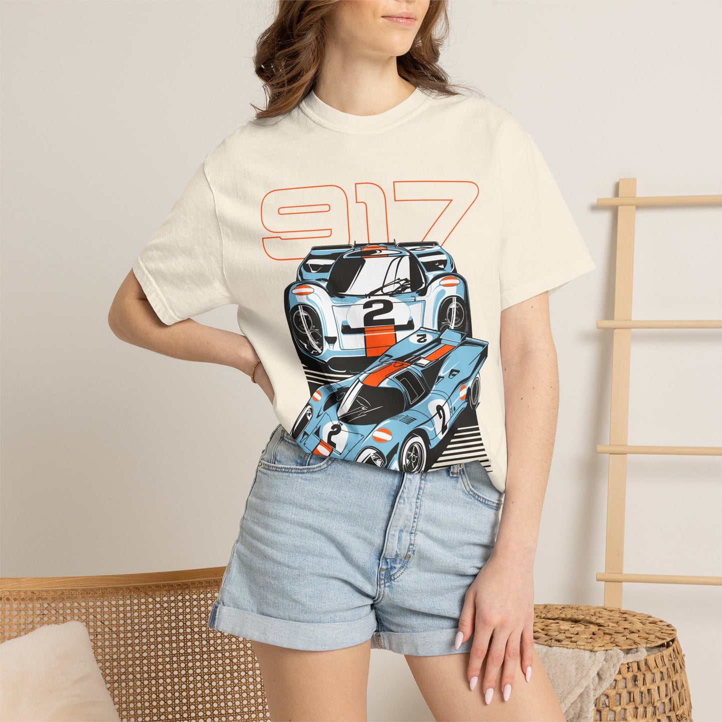 Porsche 917 Technical IllustrationT-shirt