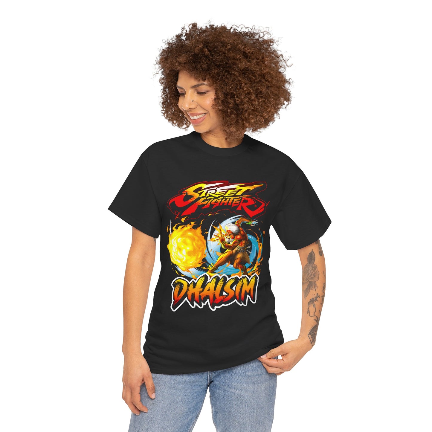 Street Fighter Dhalsim Fireball T-shirt