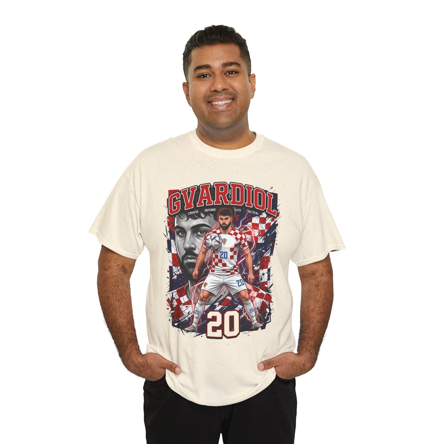Gvardiol #20 – Croatian Wall T-Shirt