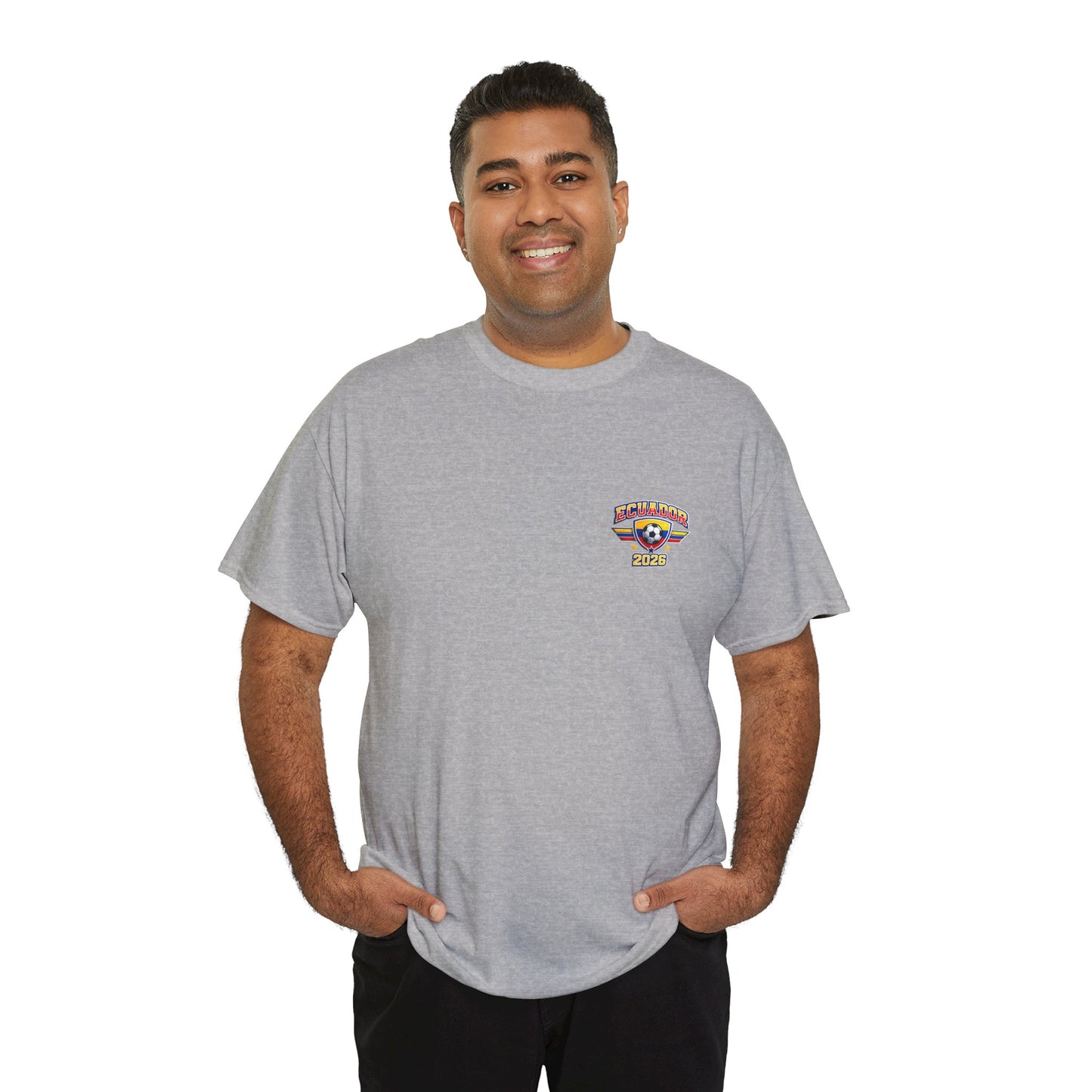 Ecuador 2026 FIFA World Cup Fan Edition – Front Crest & Championship Back Graphic T-Shirt