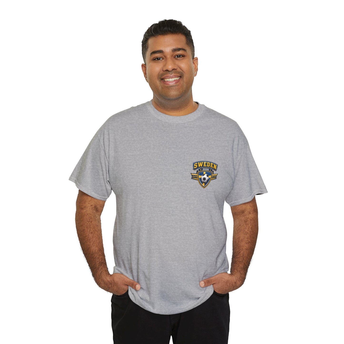Sweden 2026 FIFA World Cup Fan Edition – Front Crest & Championship Back Graphic T-Shirt