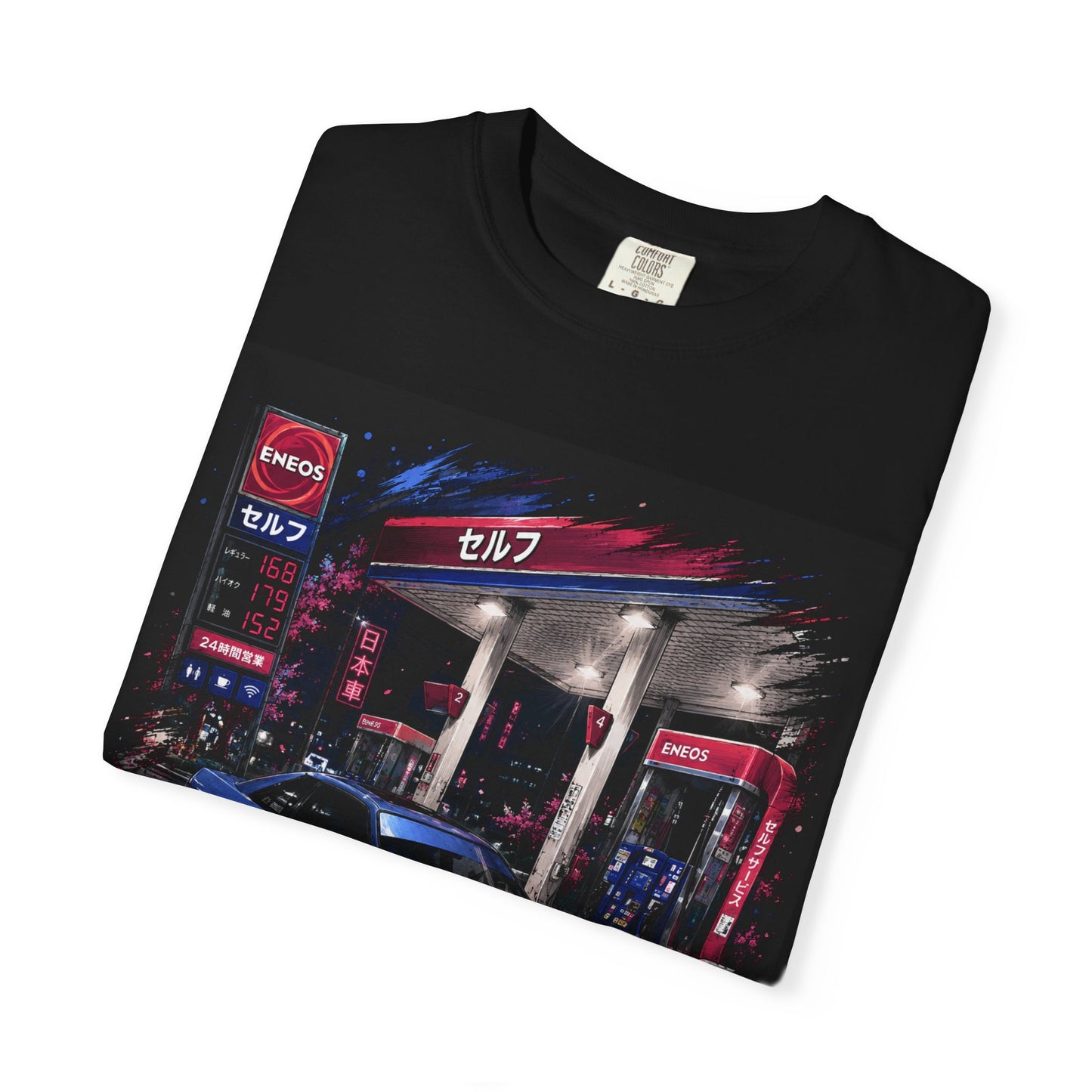 Japanese Built 240 Car T-Shirt — Retro Neon JDM Graphic