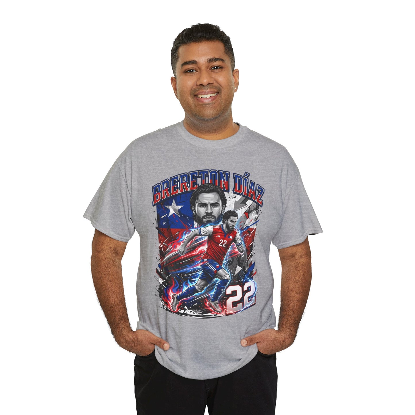 Brereton Díaz #22 – Chilean Warrior T-Shirt