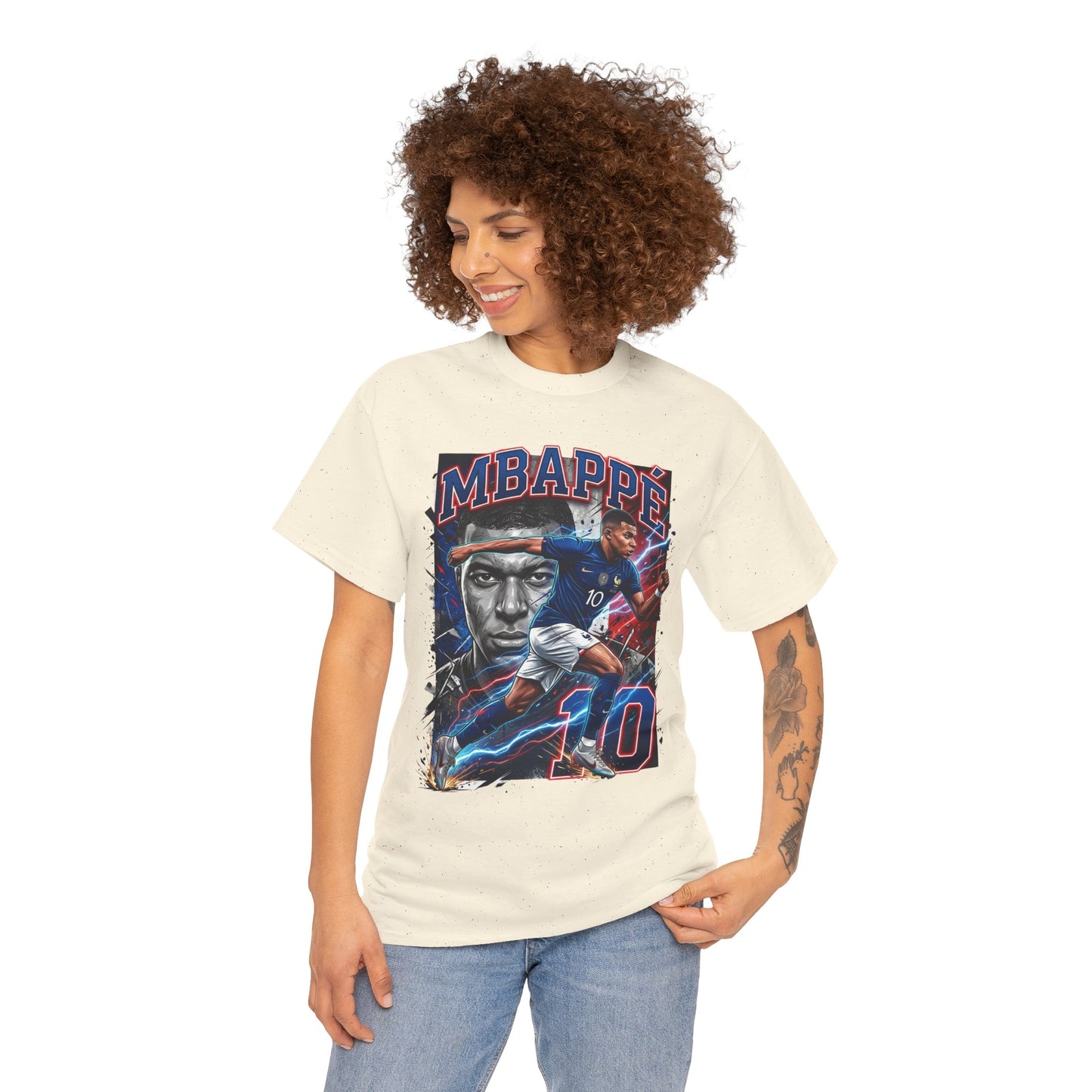 Mbappé #10 – French Lightning T-Shirt