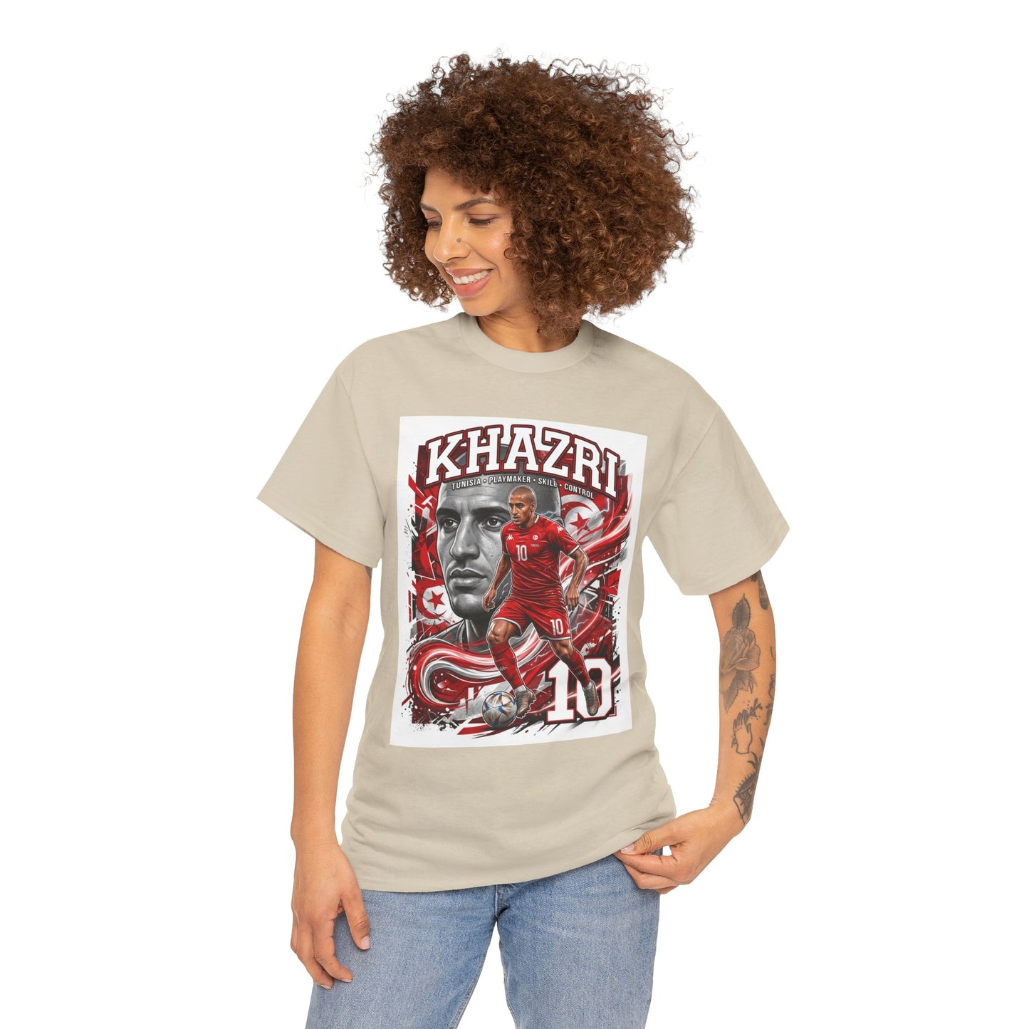 Khazri #10 – Tunisia’s Master Playmaker T-Shirt