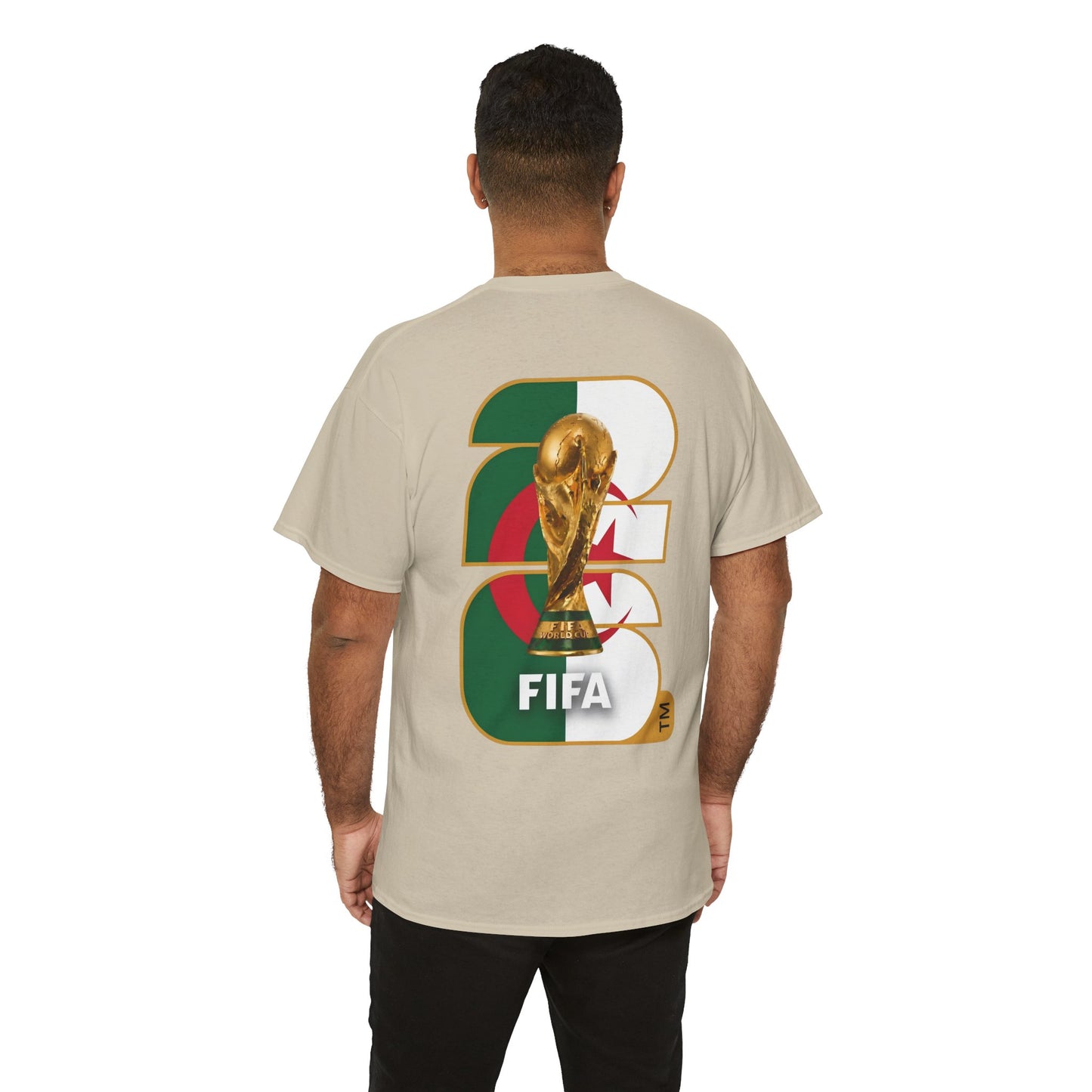 Algeria 2026 FIFA World Cup Fan Edition – Front Crest & Championship Back Graphic T-Shirt
